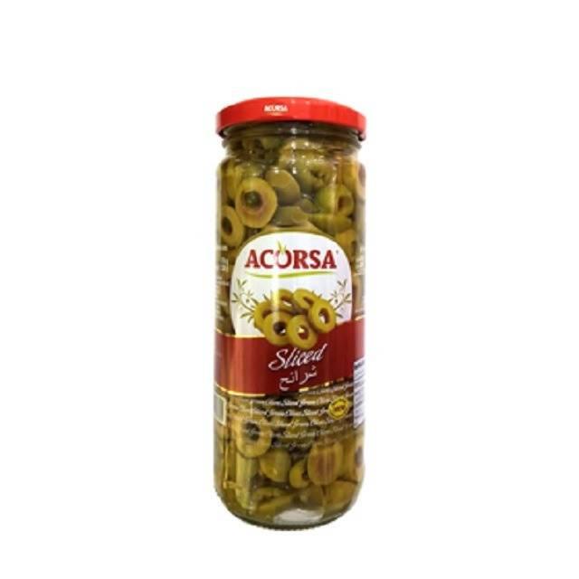 Acorsa Small Sliced ​​Green Olives 105g