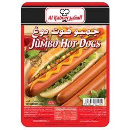 Al Kabeer Frozen Jumbo Beef Hot Dog 400gm