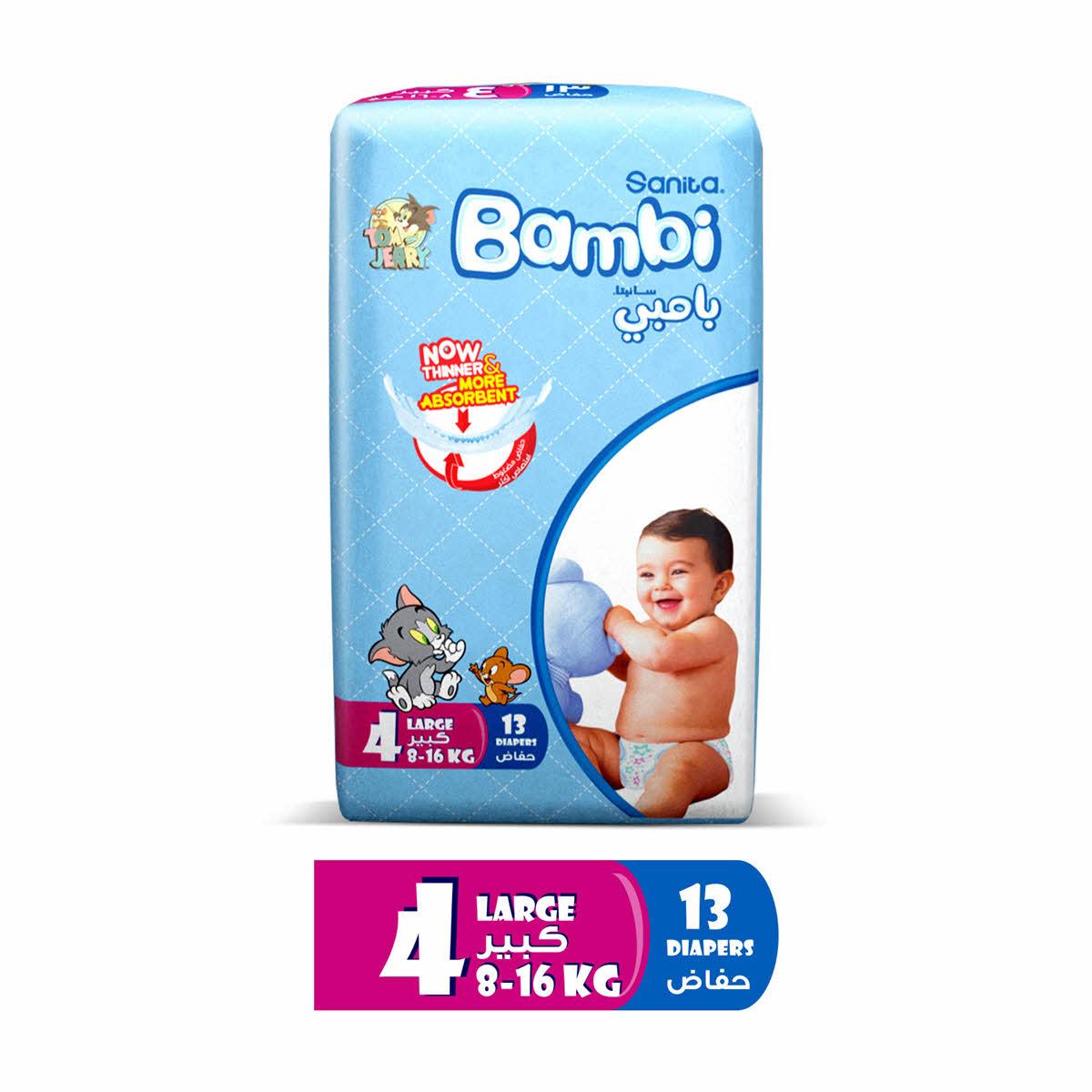 Diaper Large Size 4 Sanita Bambi 13