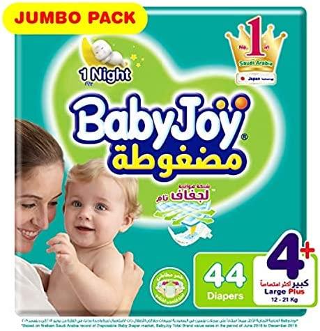 Baby Joy Baby Diaper Large No. (4) 44 Diapers
