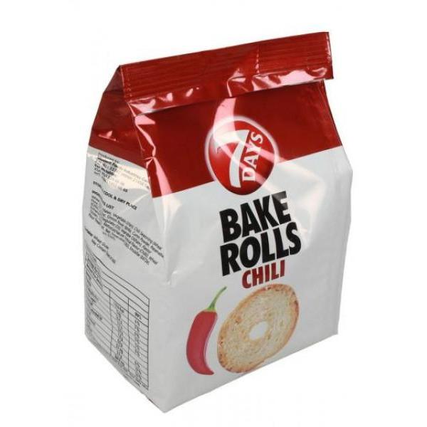 7Days Bake Rolls Hot 80g