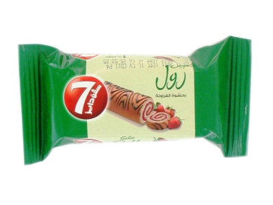 7 days cake swiss roll strawberry 20g