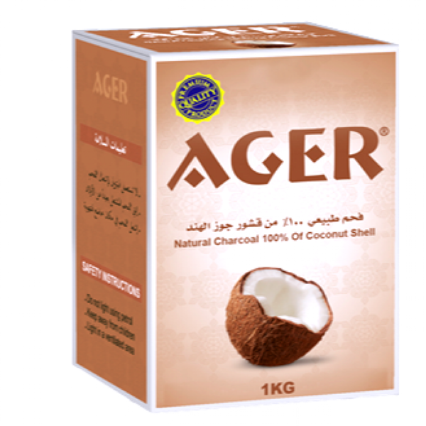 Ager charcoal from coconut shells 1 kg
