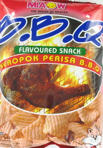 MIAOW MIAOW B.B.Q SNACKS 60GM